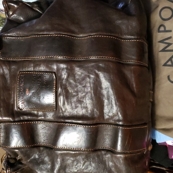 Campomaggi Leather Studded bag - Picture 10 of 11